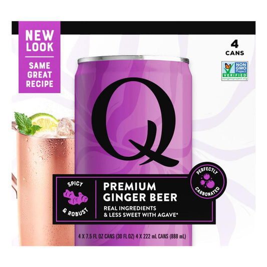 Q Mixers - Premium Ginger Beer (4PK).