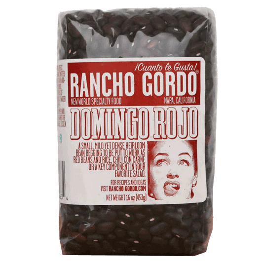 Rancho Gordo - 'Domingo Rojo' Heirloom Beans (16OZ).