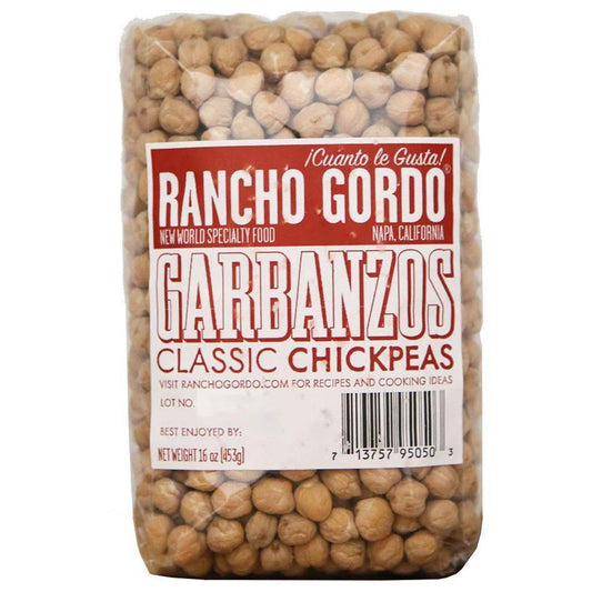 Rancho Gordo - 'Garbanzos' Classic Chickpeas (16OZ).