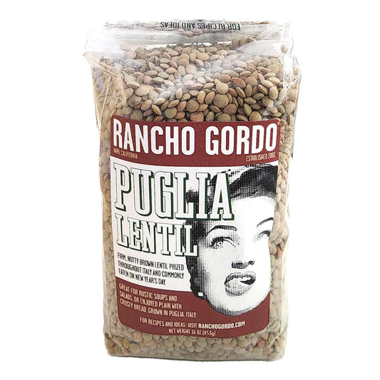 Rancho Gordo - 'Puglia' Lentils (16OZ).