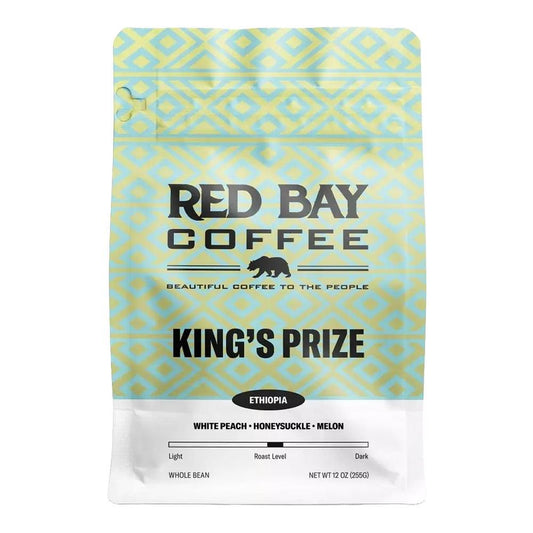 Red Bay Coffee -  'King's Prize' Coffee Beans (12OZ).