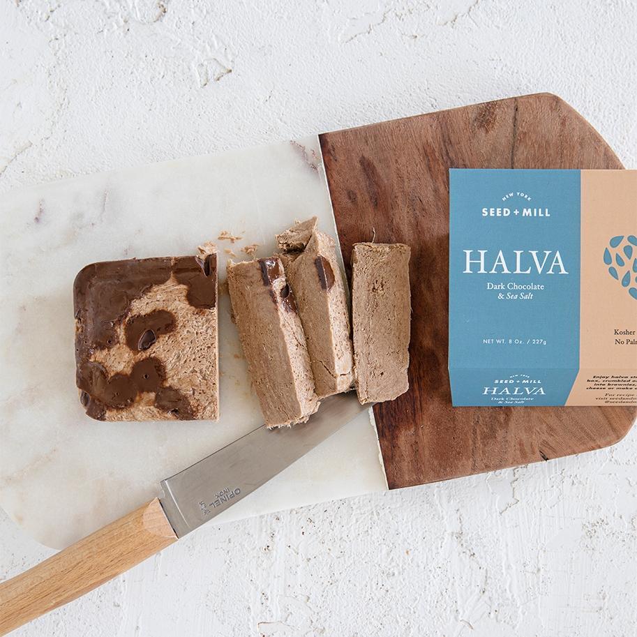 Seed + Mill - Dark Chocolate & Sea Salt Halva (8OZ).