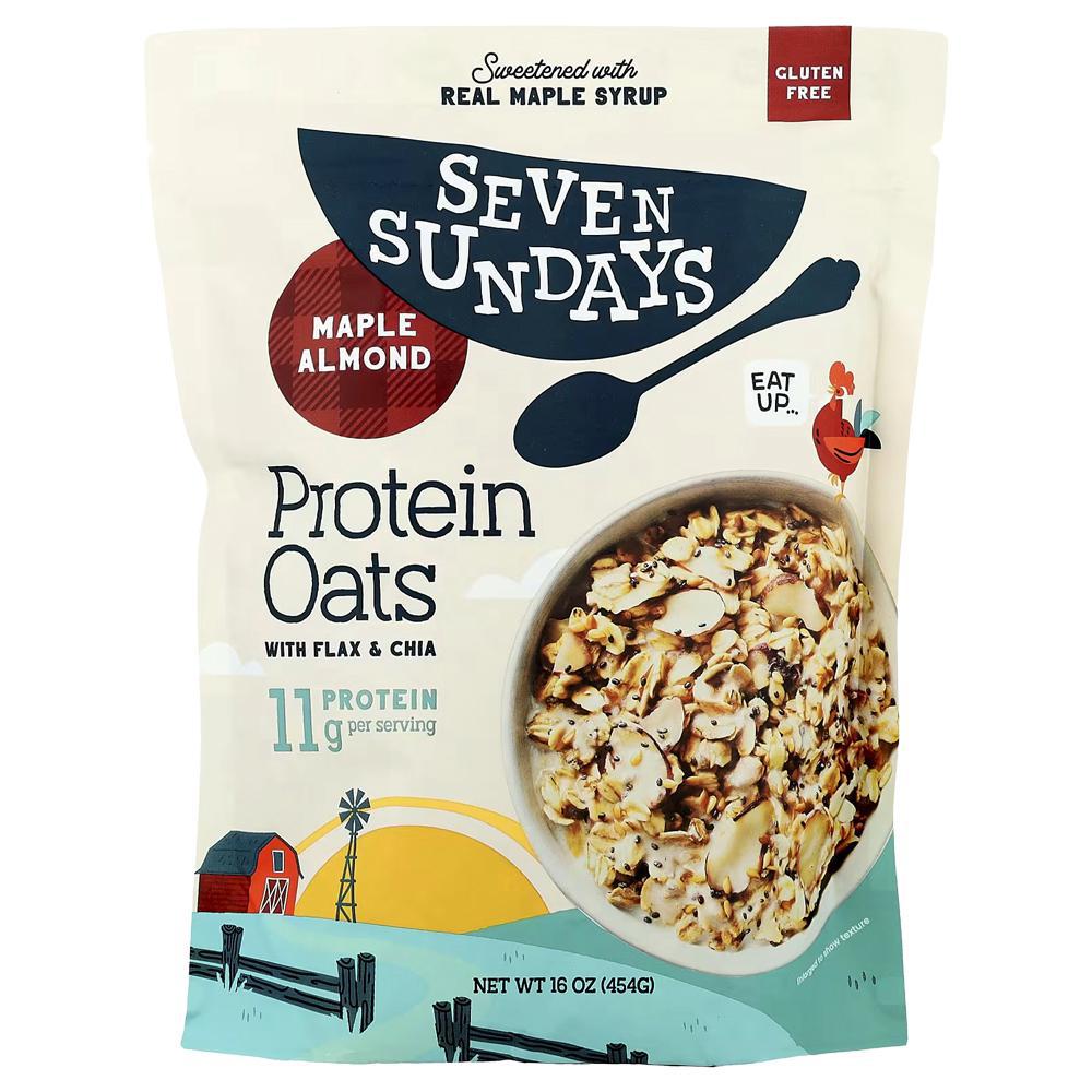Seven Sundays - 'Maple Almond' Protein Oats (16OZ).