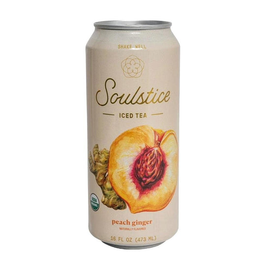 Soulstice - 'Peach Ginger' Organic Iced Tea (16OZ).