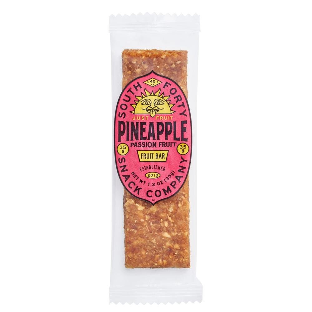 South Forty Snacks Company - 'Pineapple Passionfruit' Tropical Fruit Bar (1.2OZ).