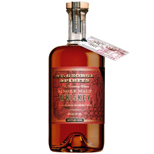 St. George 40th Anniversary Edition Single Malt Whiskey – Limited Release American Craft Whiskey (750ML).
