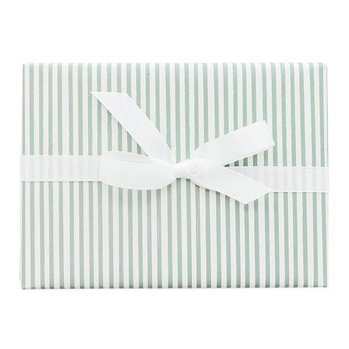 Sugar Paper - 'Green Painted Stripe' Wrapping Paper (1CT).