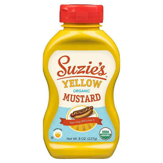 Suzie's Organics - Organic Yellow Mustard (8OZ).
