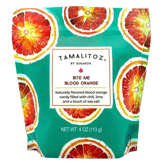 Tamalitoz - 'Bite Me Blood Orange' Mexican Hard Candy (4OZ).