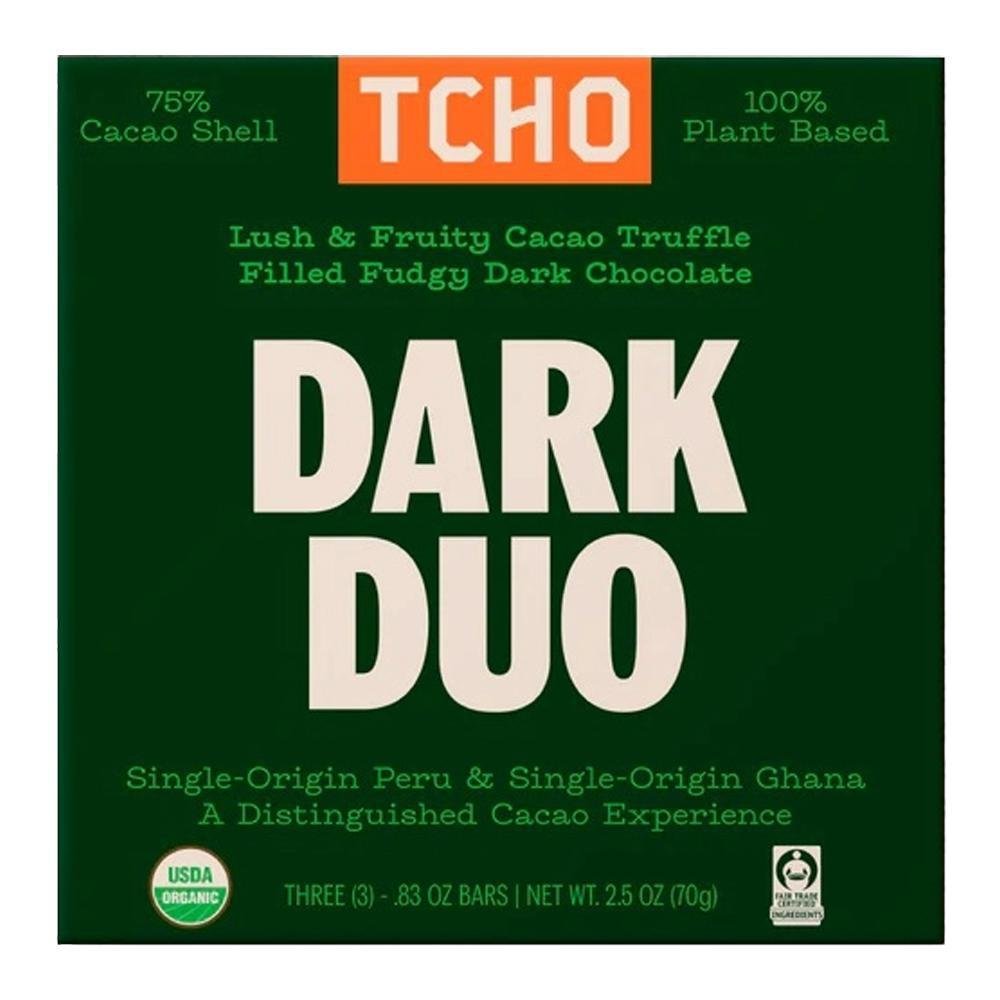 TCHO Chocolate - 'Dark Duo' Chocolate Bar (2.5OZ).
