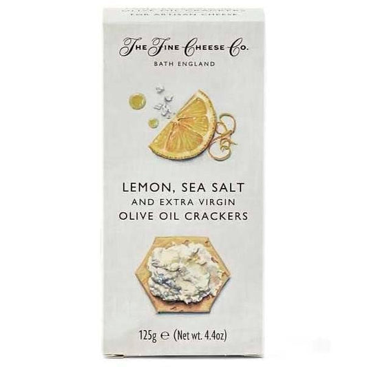 The Fine Cheese Co. - 'Lemon, Sea Salt & EVOO' Crackers (125G).