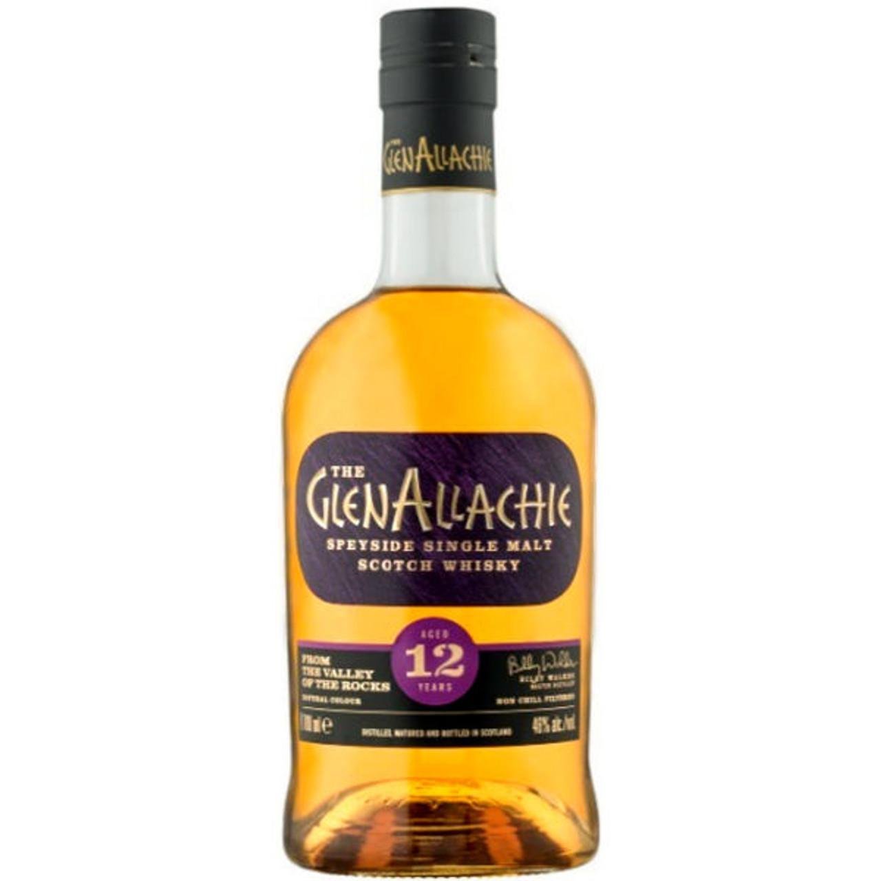 The GlenAllachie Distillery - 12yr Speyside Single Malt Scotch (700ML).
