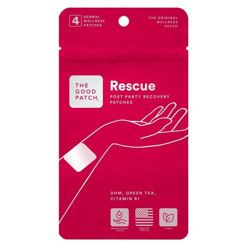 The Good Patch - 'Rescue' Wearable Wellness Patch (4 Patches)
