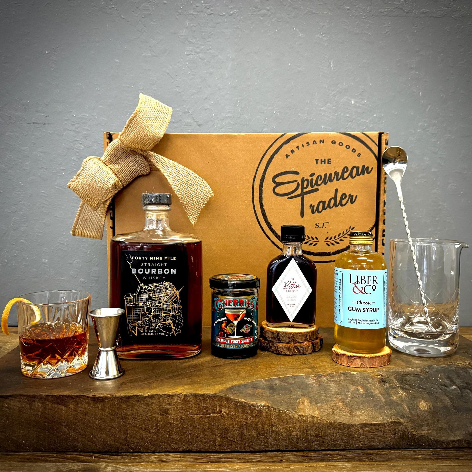 The 'San Francisco Distilling Co.' Old Fashioned Kit.