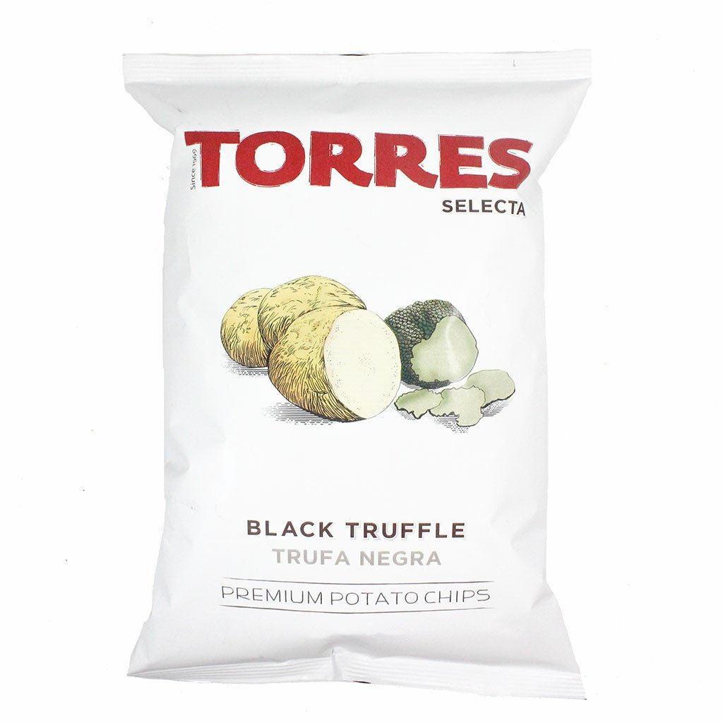 Torres Selecta - 'Black Truffle' Premium Potato Chips (125G).