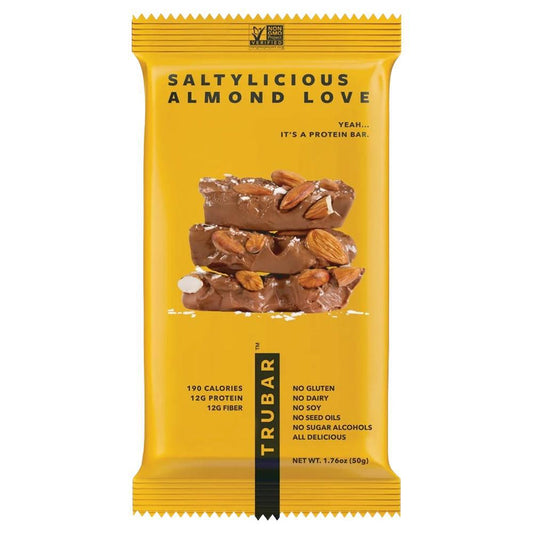 TruBar - 'Saltylicious Almond Love' Protein Bar (1.76OZ).