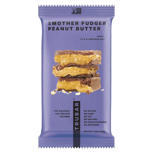 TruBar - 'Smother Fudger Peanut Butter' Protein Bar (1.76OZ).