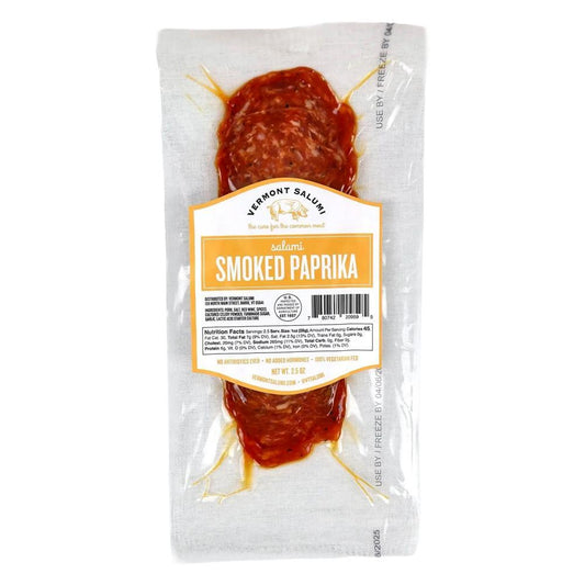 Vermont Salumi - 'Smoked Paprika' Pre-Sliced Salami (2.5OZ)