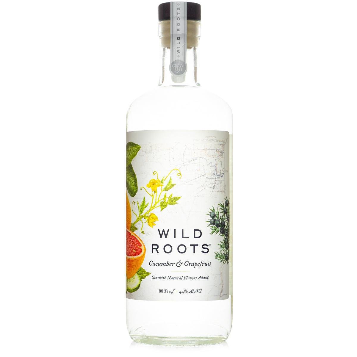 Wild Roots - Cucumber & Grapefruit Gin (750ML).