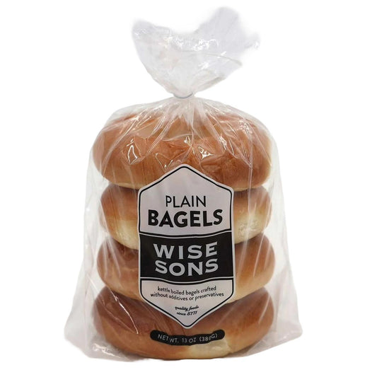 Wise Sons - Plain Bagels (4PK).