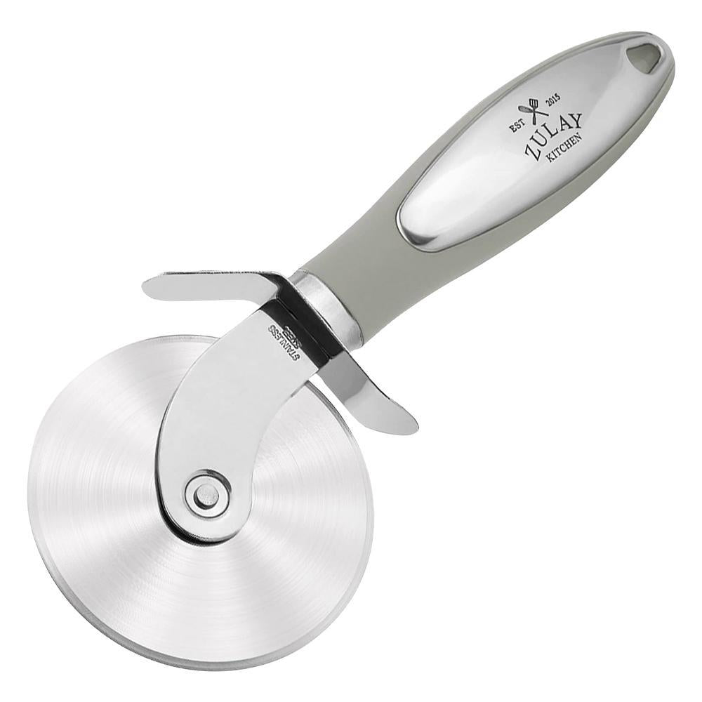 Zulay Kitchen - 'Gray' Stainless Steel Pizza Cutter Wheel.